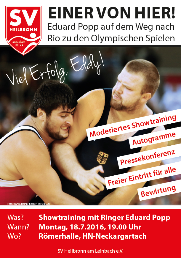 Showtraining mit Olympia-Ringer Eduard Popp