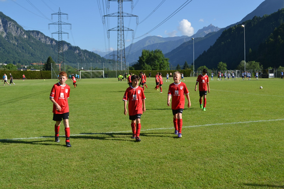 Unsere U13-Fußballer in Österreich